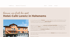 Desktop Screenshot of hotel-cafe-lorenz.at
