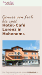 Mobile Screenshot of hotel-cafe-lorenz.at